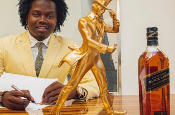 Gerilson Insrael junta-se ao Burna Boy e outros artistas como embaixadores da Johnnie Walker